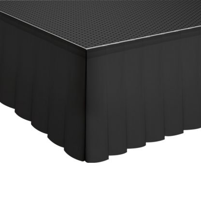 Black Wool Serge Stage Skirt 3m x 1m