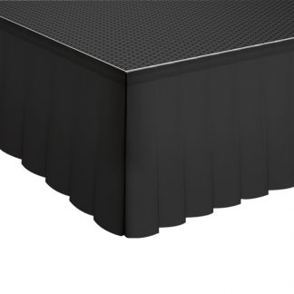Black Wool Serge Stage Skirt 6m x 0.3m